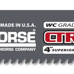 MK Morse CTR408MC1 - Recip Saw Blade Carbide Tipped 4" X 1" 8TPI 1/Pack