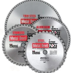 MK Morse CSM842NSC - Metal Cutting Circular Saw Blade 8" 42T, Steel, 5/8" Arbor