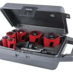 MK Morse MHS02L - BiMetal Hole Saw Kit Locksmith 8PC
