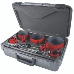 MK Morse MHS08E - BiMetal Hole Saw Kit Electrical 13PC