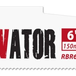 MK Morse RBR662811T03 - Recip Saw Blade (BiMetal) "Renovator" 6" x 0.062" 8/11TPI 3/Pack